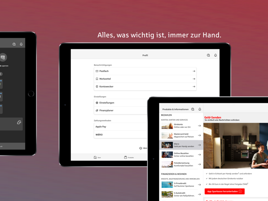 Sparkasse  Ihre mobile Filiale iPad app afbeelding 6