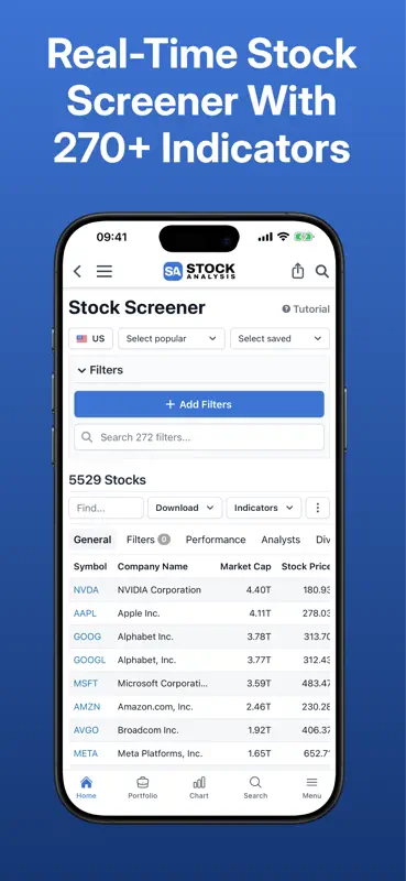 Stock Analysis: Stocks & Funds screenshot 7 of 10