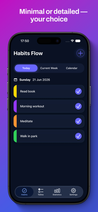 Habit tracker: HabitsFlow Screenshot 2 of 5