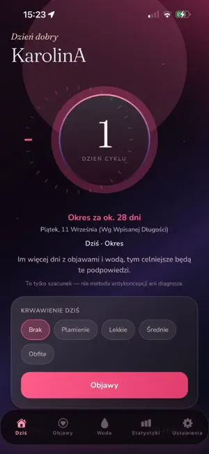 Lunae: kalendarz okresu screenshot 1