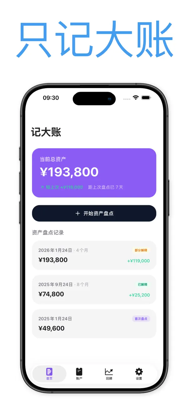 Screenshot #1 pour 记大账