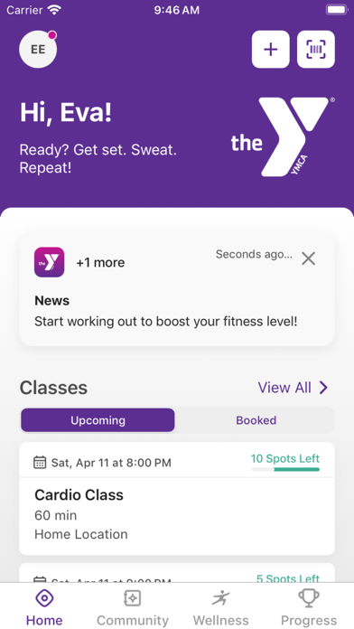 YMCA of the Capital Area iPhone screenshot 2 - Health & Fitness app