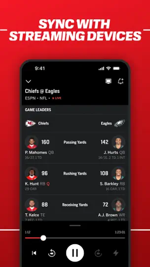 Capture d'écran de ESPN: Live Sports & Scores sur iPhone 5