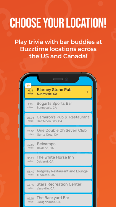 Buzztime Trivia Screenshot