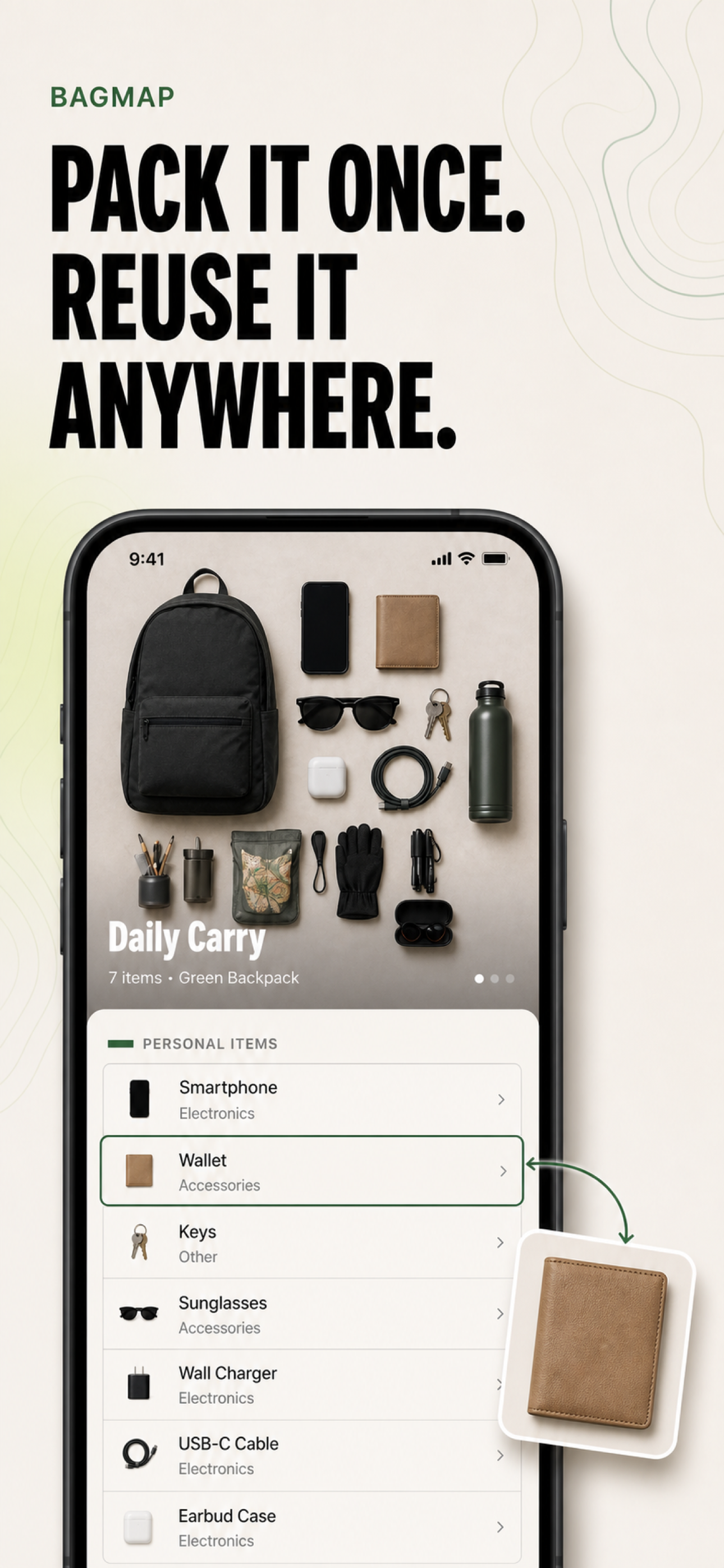 BagMap: Bag & Gear Tracker screenshot 4