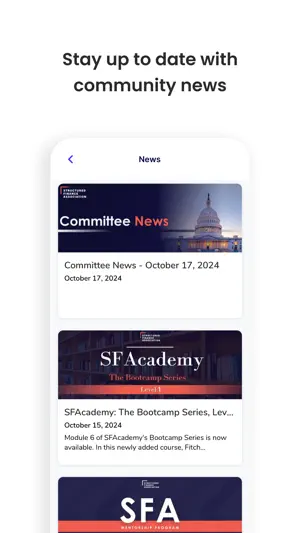 SFA Member Hub screenshot 3