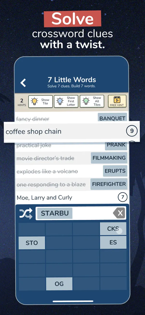 Screenshot #2 pour 7 Little Words and More