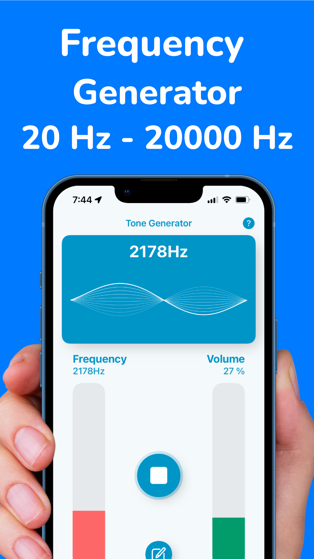 Frequency Generator clear wave