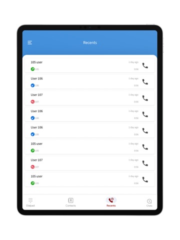 Phonebooth Connect iPad screenshot