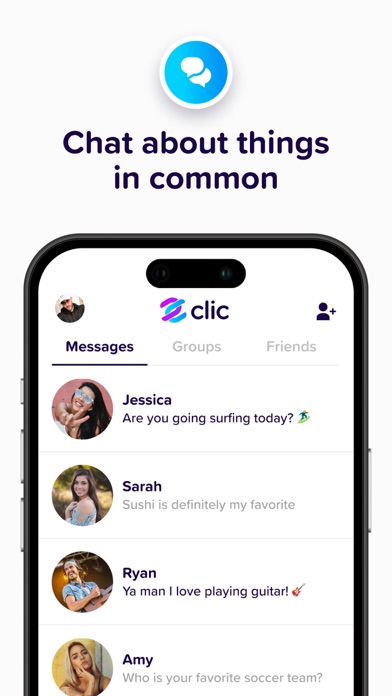 The Clic App: Dating & Friends Screenshot