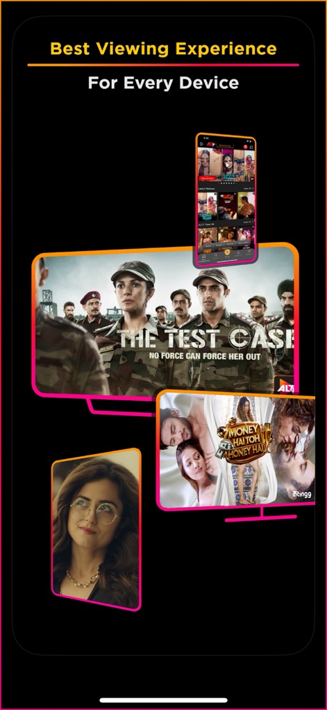 ALTT – Webseries & Movies - The app ensures a seamless viewing experience across various devices, including mobile and larger screens, adapting content for optimal enjoyment.