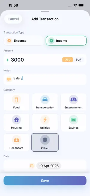 My Pocket Finance screenshot 3
