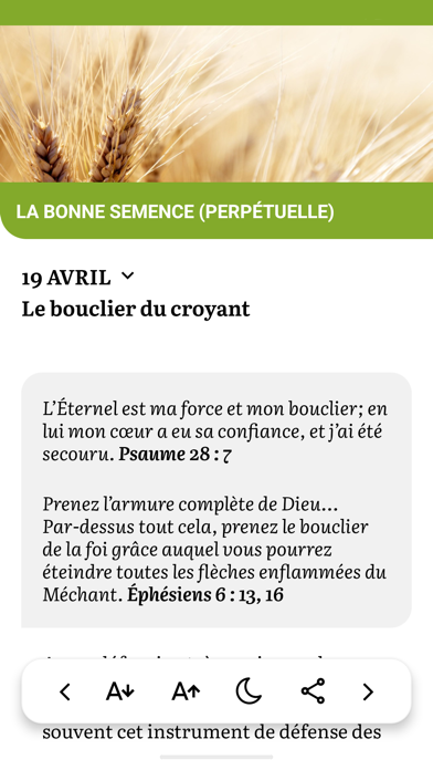 Méditons la Bible Screenshot
