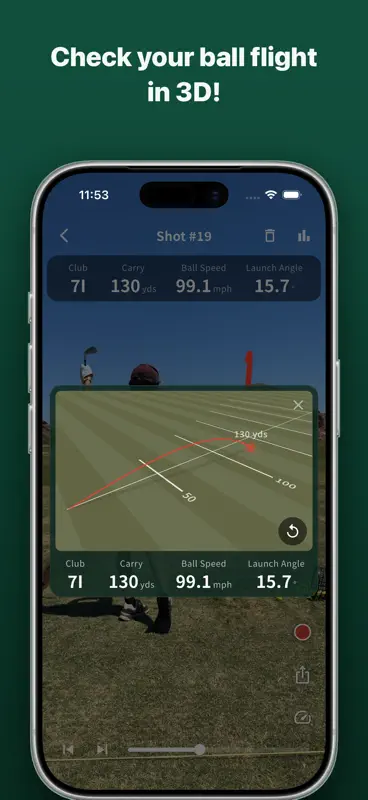 SmartTrack Golf - 弾道測定&ショットログ screenshot 4 of 6