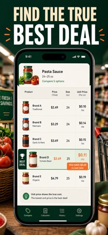 Unit Price: Cost Per Ounce Screenshot 1 of 10