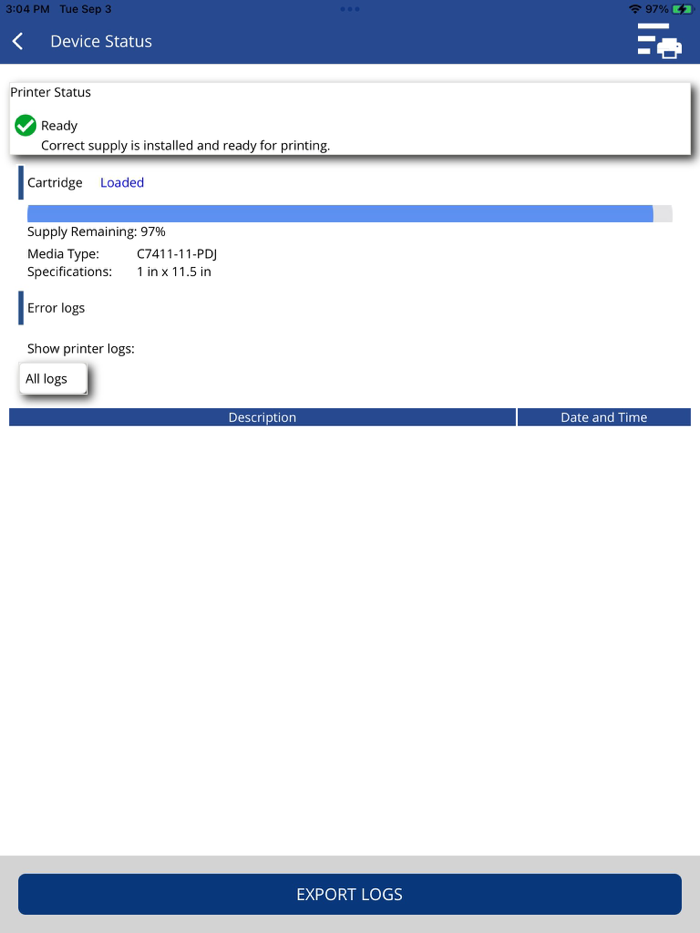 PDC Printer Application