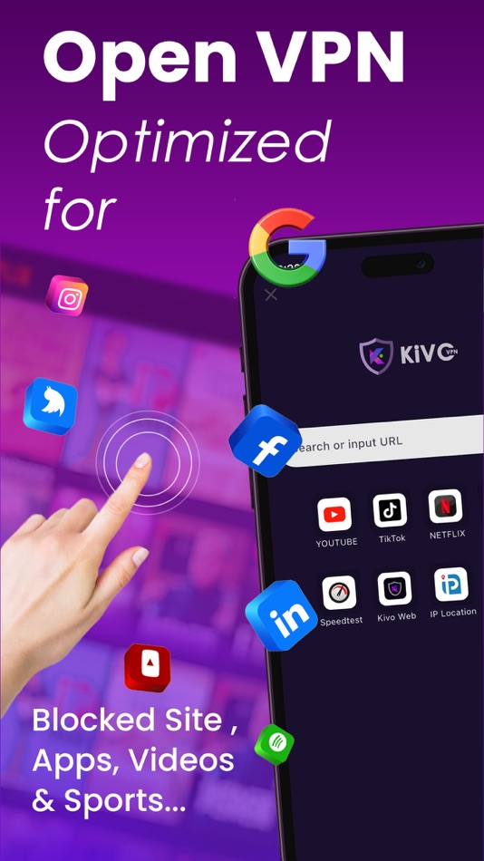 #1. Secure VPN App: Kivo VPN (iOS) Podle: DATADYNAMO TECHNOLOGIES PRIVATE LIMITED