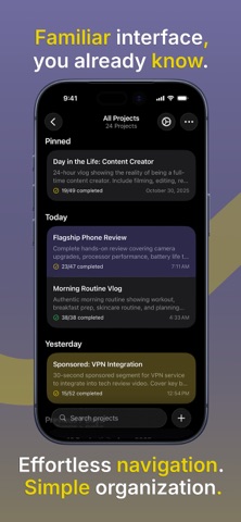 Cueboard - Creator Shot Lists Screenshot 5 of 6