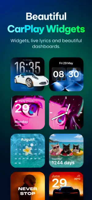 CARFACE Car Widgets & Lyrics screenshot 2