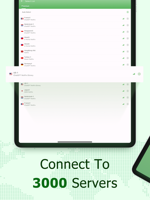 UbiVPN - Secure Fast VPN iPad screenshot 3 - Utilities app