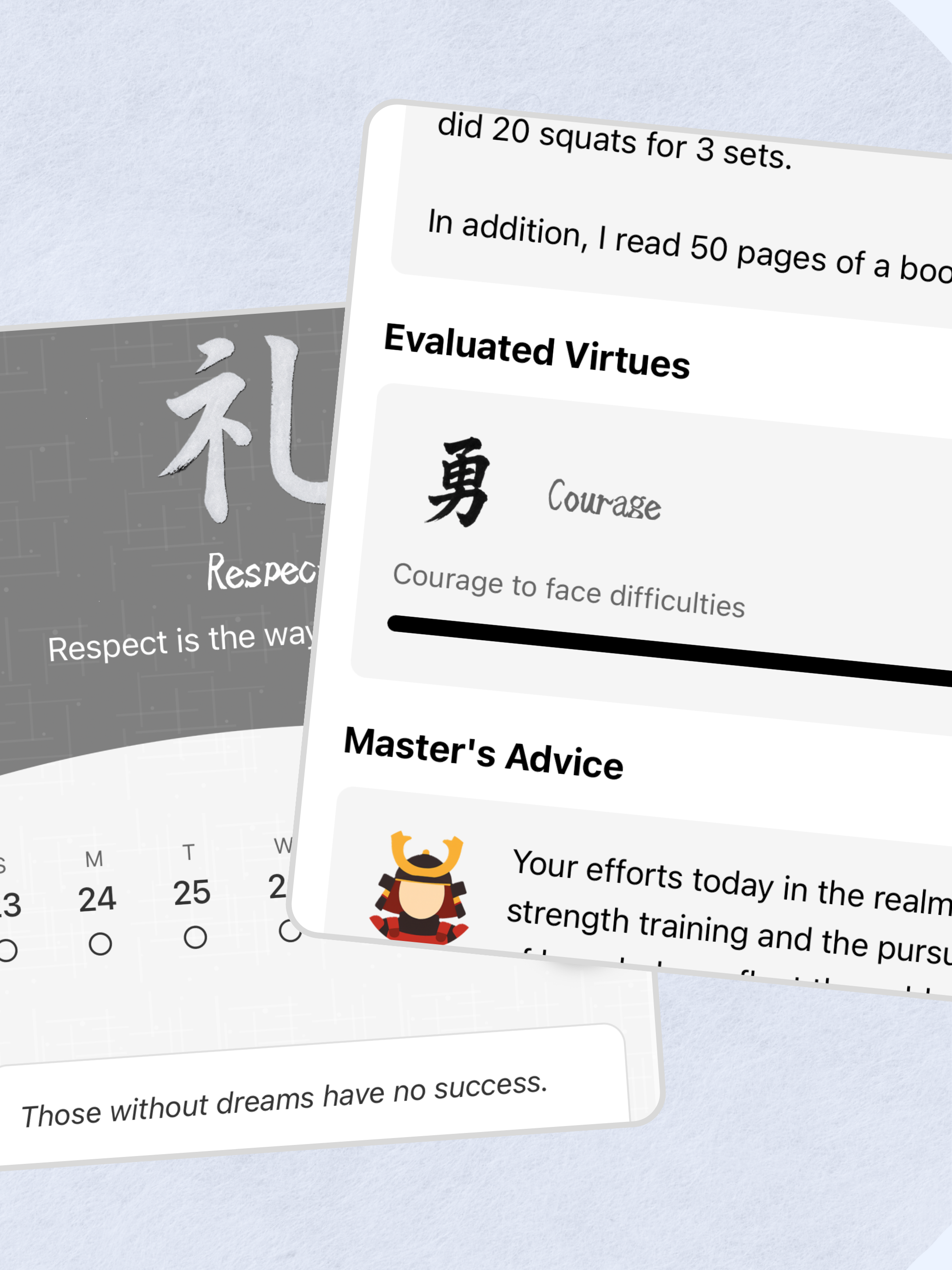Samurai Journal - Discipline