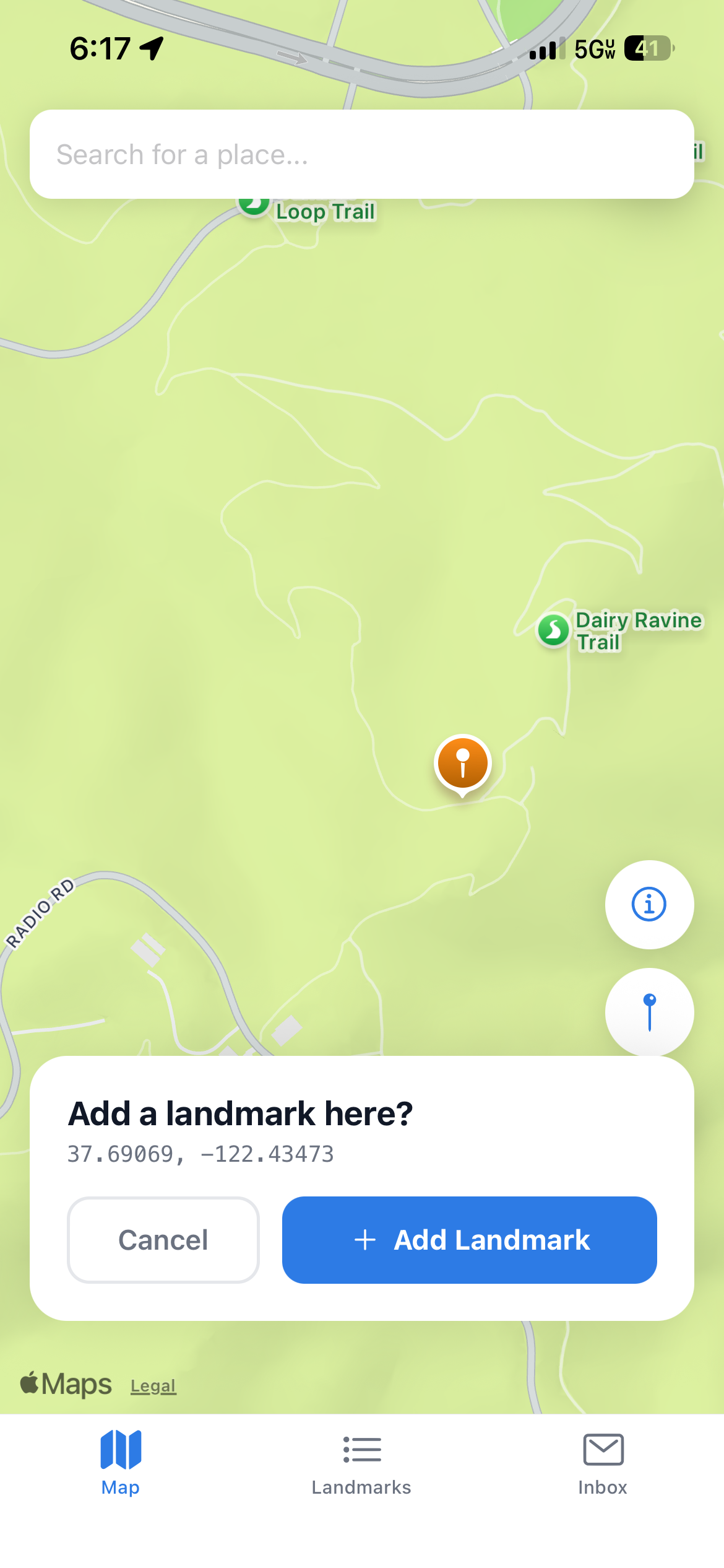 Personal Landmarks screenshot 8