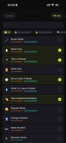 Bingo Life: Gamified To-Do iPhone screenshot