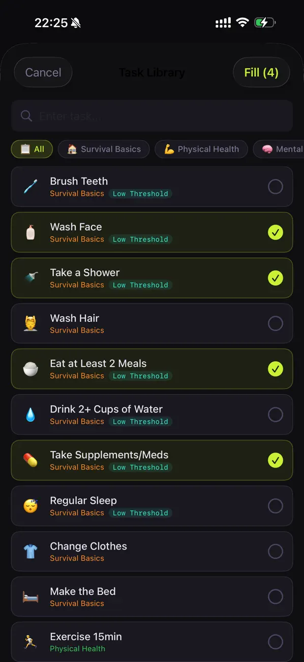 Screenshot #2 pour Bingo Life: Gamified To-Do