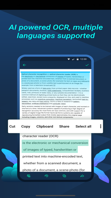 Tiny Scan~Scanner for Document Screenshot