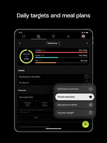 CalCoach: Nutrition Coaching iPad screenshot 3