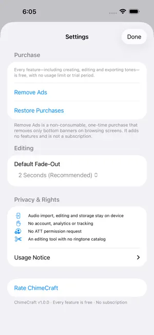 ChimeCraft: Ringtone Cutter screenshot 4