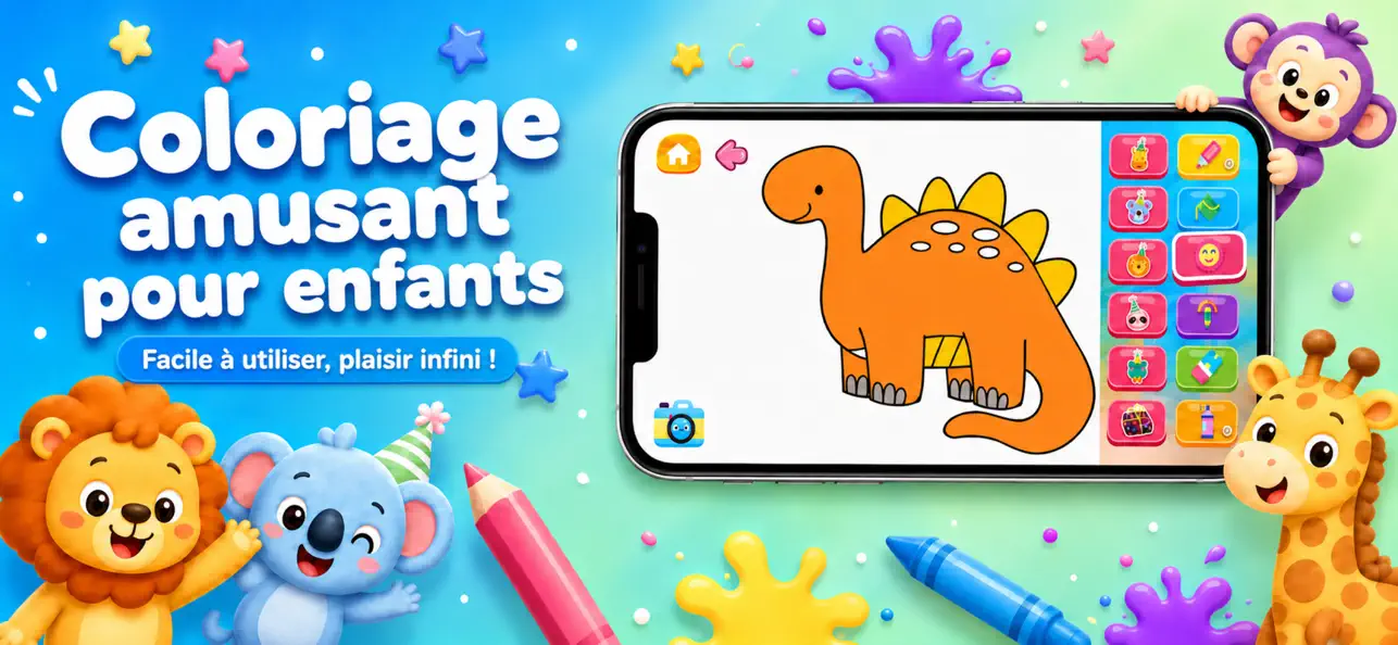 Screenshot #1 pour Coloriage Enfant dessin kids