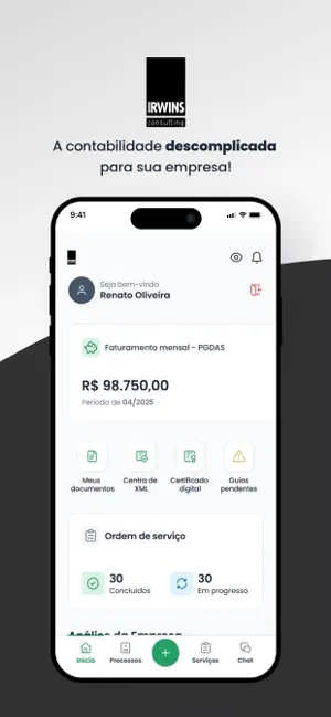 IRWINS CONTABILIDADE screenshot 1