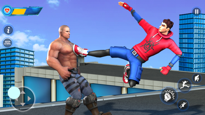 Flying Spider Superhero Games Screenshot