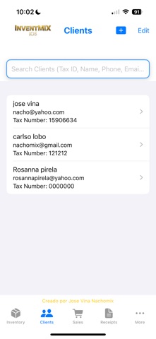 InventMIX screenshot