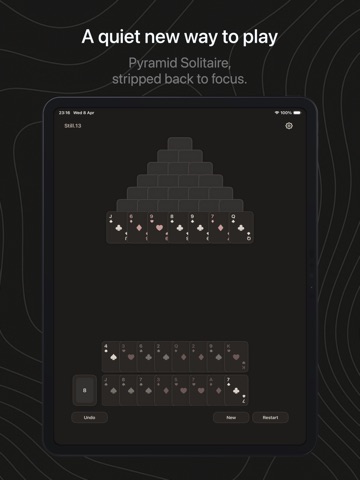 Still13: Pyramid Solitaire iPad screenshot