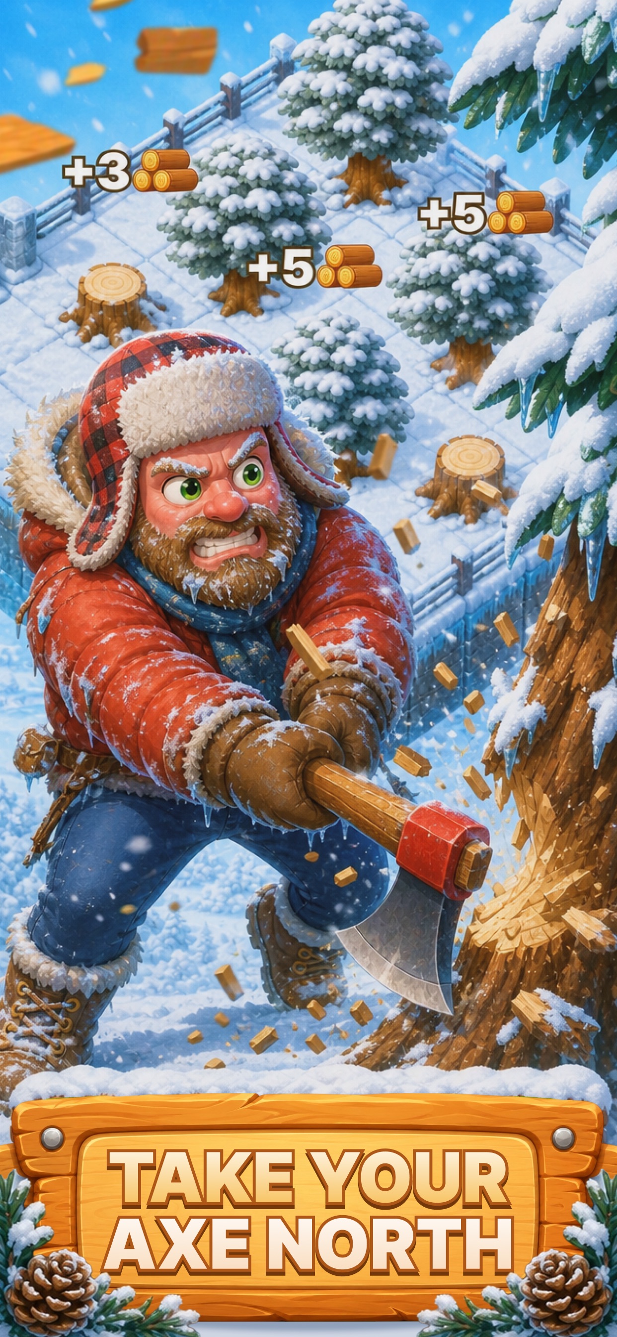 Screenshot 4 of Wood Chop: Lumberjack Tycoon