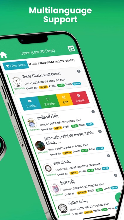 Daily Sales Record - POS, CRM