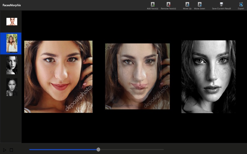 Screenshot #3 pour FacesMorphix