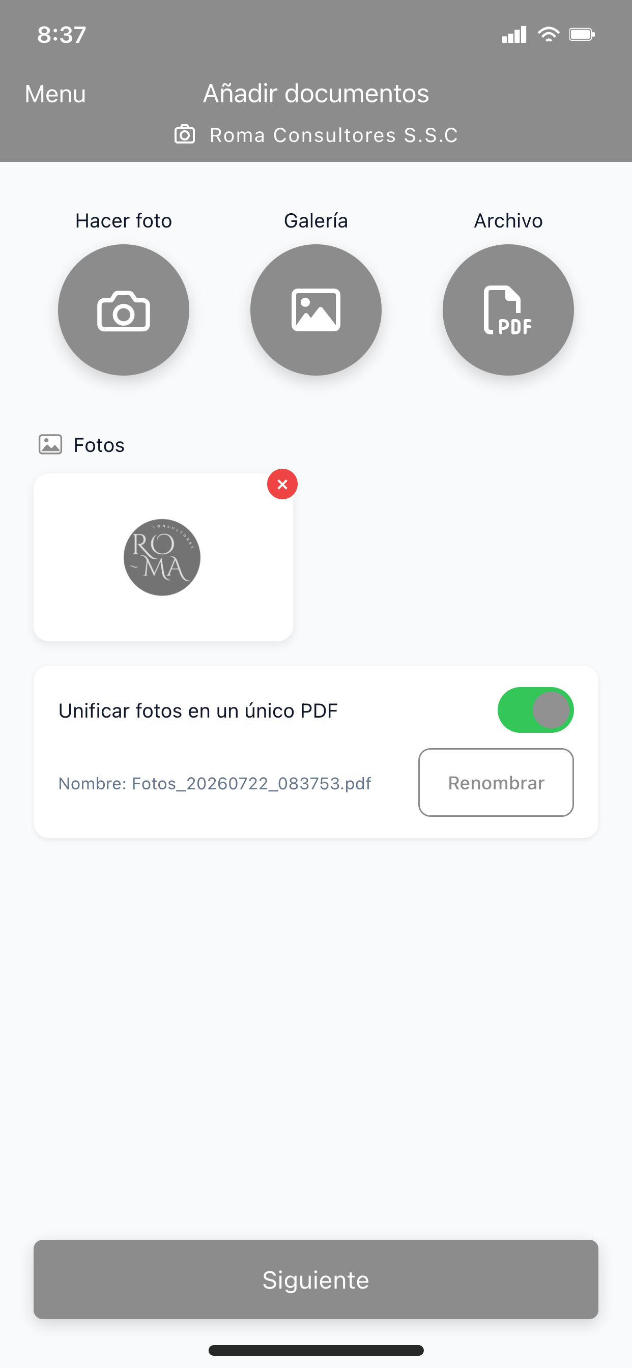Roma Consultores screenshot 4