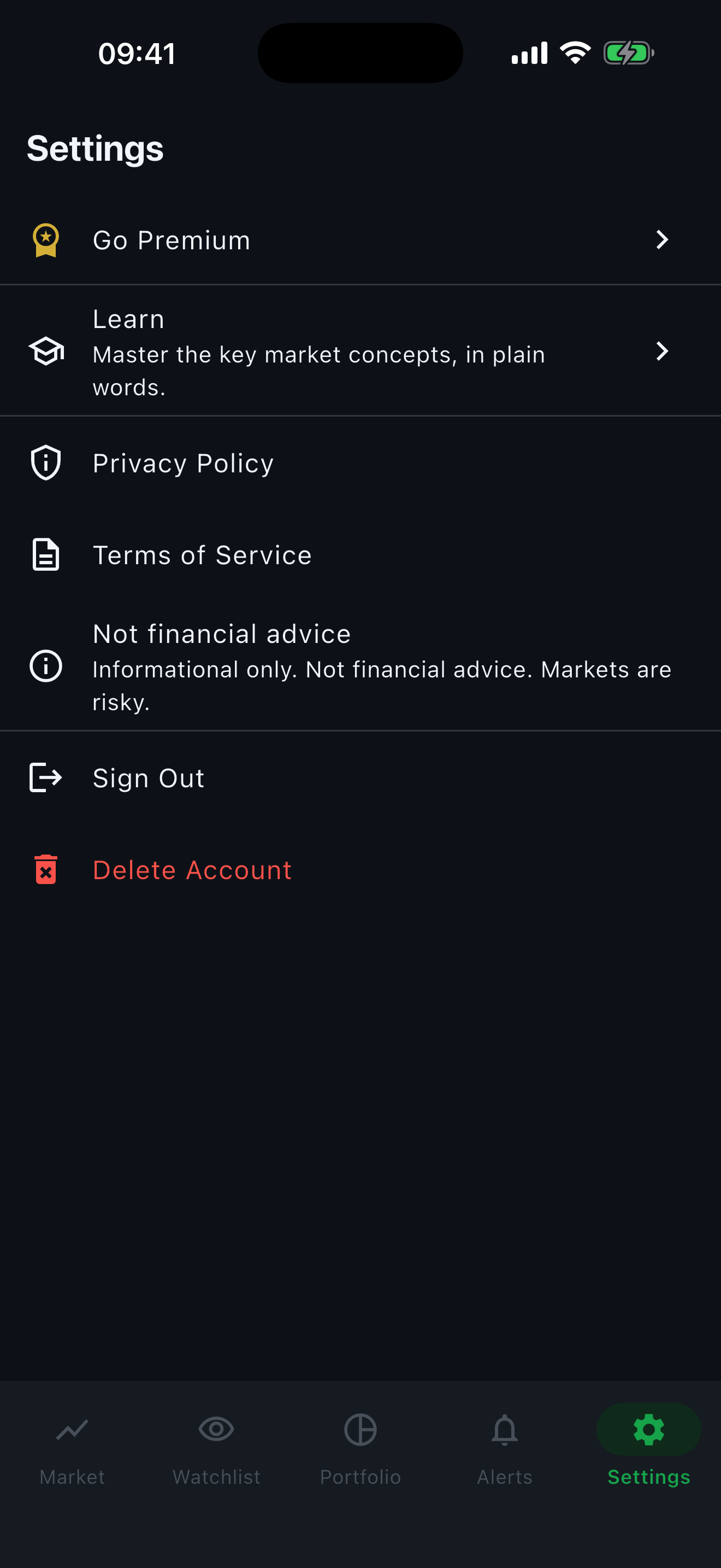 StockWatch - Stocks & Alerts screenshot 4