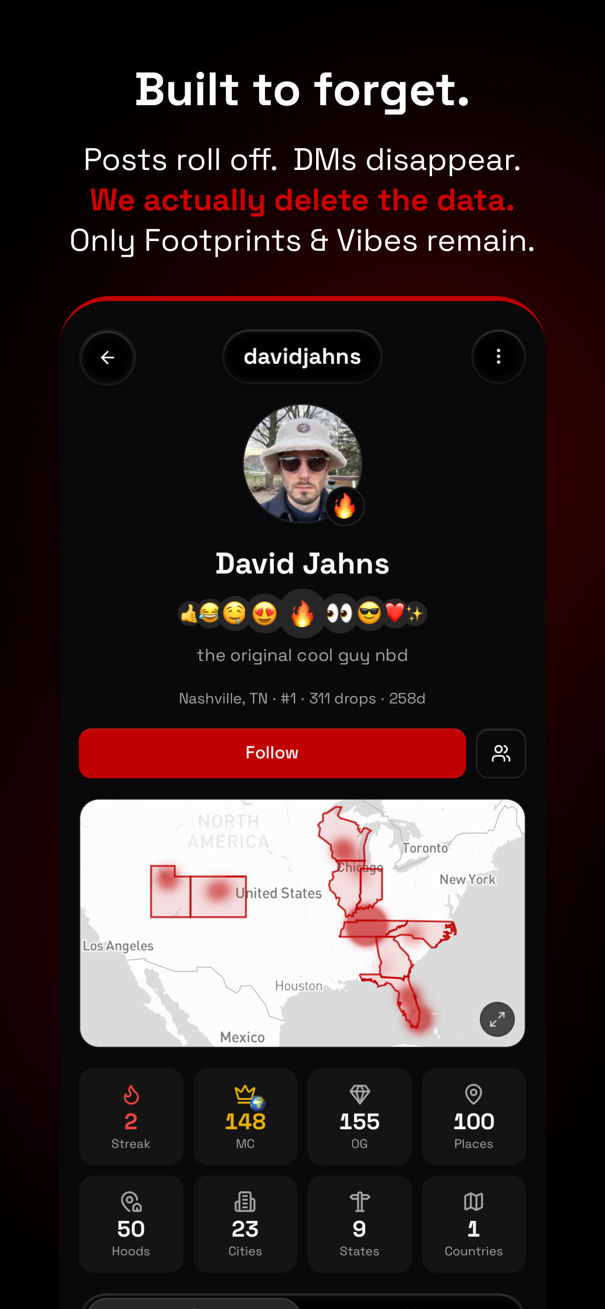 CoolApp – Social Map