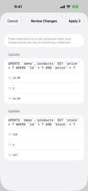 Quarry SQL screenshot 6