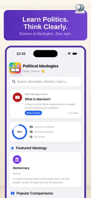 Political Ideologies Guide screenshot 1