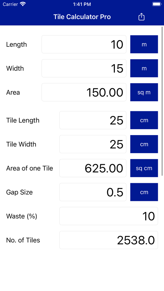 #9. Tile Calculator Pro (iOS) Podle: Anna Filobok