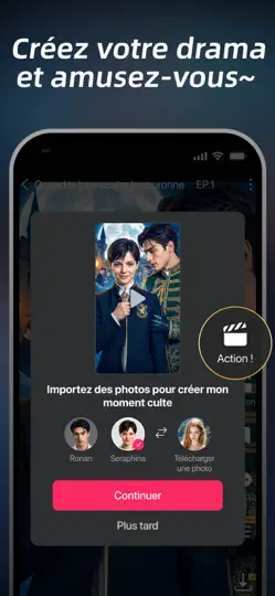 Capture d'écran de DramaWave - Courts & Reels sur iPhone 1