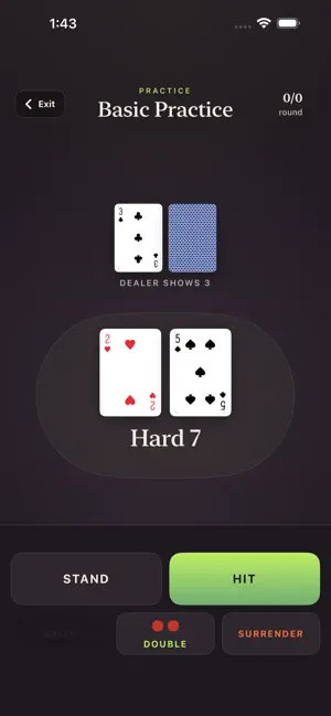Blackjack Drill Trainer screenshot 1