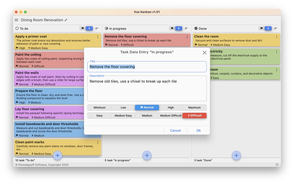 #2. Vue Kanban (macOS) 由: FRANCOIS GUERIN