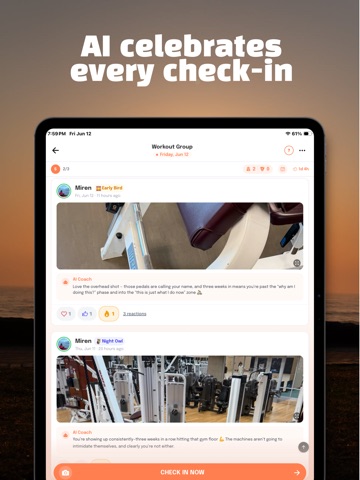 FIT PACT: Calorie AI & Habits iPad screenshot