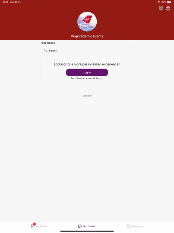 Screenshot #4 pour Virgin Atlantic Events